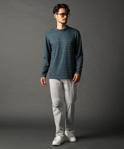 NICOLE CLUB FOR MEN（ニコルクラブフォーメン）の「ミニモックネックカットソー（Tシャツ/カットソー・メンズ・ブルー系/ブラック/シルバーグレー/オフホワイト・LARGE/MEDIUM/X-LARGE）」の9枚目の写真