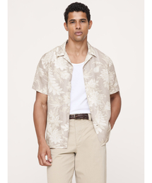 Banana Republic | HERITAGE SS ST FLORAL PRINTED LINEN SHIRT(Tシャツ/カットソー)