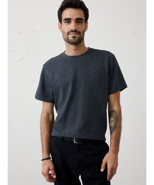 BANANA REPUBLIC FACTORY STORE（バナナリパブリック ファクトリーストア）の「BANANA REPUBLIC FACTORY STORE　　オットマンTシャツ（Tシャツ/カットソー・メンズ・その他/チャコールグレー・M/S/XL/L）」の2枚目の写真