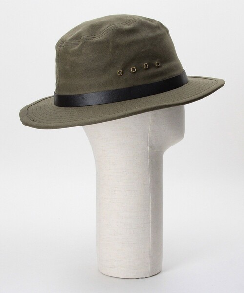 FILSON(フィルソン)の「FILSON/フィルソン Tin Cloth Packer Hat/ティンクロス パッカーハット(ハット・メンズ・ブラウン/オリーブ・LARGE)」の10枚目の写真