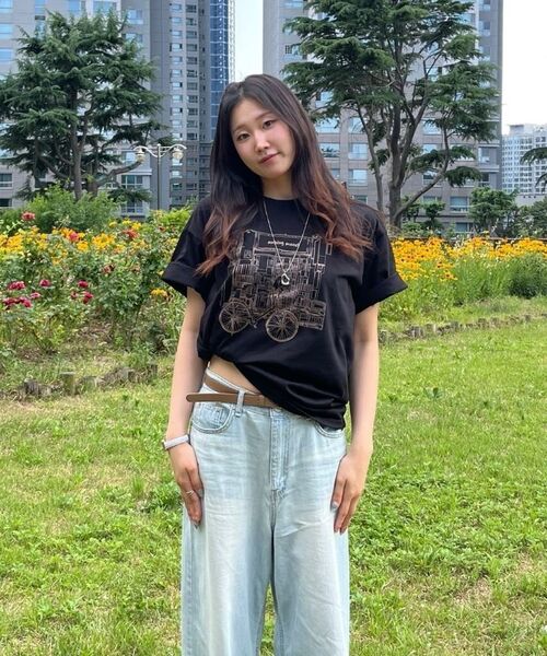 ANALOG MOOD(アナログムード)の「クラシックブックストア 半袖Tシャツ (ネイビー)(Tシャツ/カットソー・レディース・その他・SMALL/MEDIUM/LARGE/X-LARGE/2XL)」の14枚目の写真