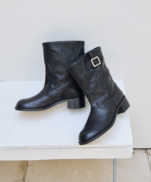 Whim Gazette(ウィムガゼット)の「【Hoaw.】エンジニアブーツ(ブーツ・レディース・ブラウン/ブラック・37/36/38)」の2枚目の写真
