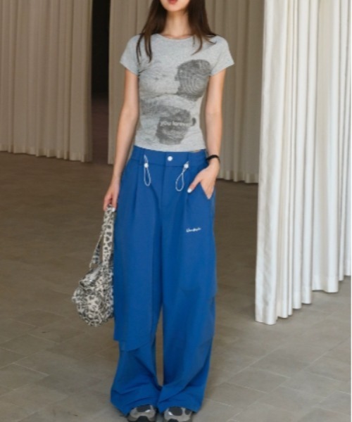 Vipoa(ヴィポア)の「vintage like short T-shirt(Tシャツ/カットソー・レディース・グレー/ホワイト・FREE)」の22枚目の写真