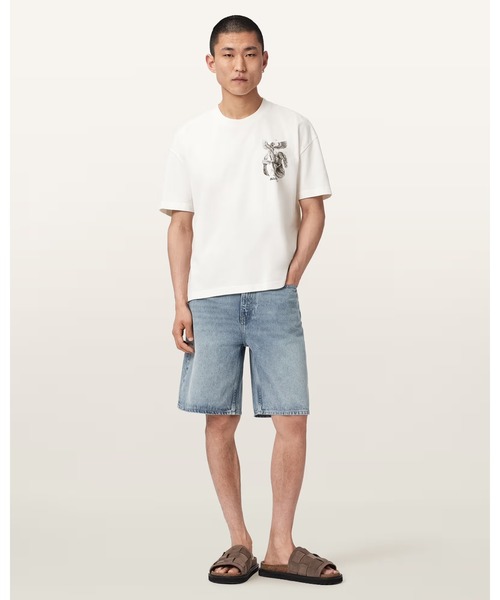 ALLSAINTS(オールセインツ)の「SERAPH SHORT SLEEVE GRAPHIC T-SHIRT | SERAPH 半袖 グラフィック Tシャツ(Tシャツ/カットソー・メンズ・ホワイト・S/M/XL/L/XS)」の4枚目の写真