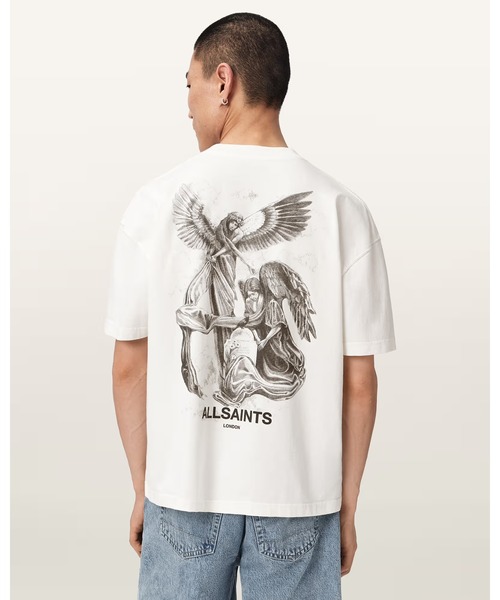 ALLSAINTS(オールセインツ)の「SERAPH SHORT SLEEVE GRAPHIC T-SHIRT | SERAPH 半袖 グラフィック Tシャツ(Tシャツ/カットソー・メンズ・ホワイト・S/M/XL/L/XS)」の6枚目の写真