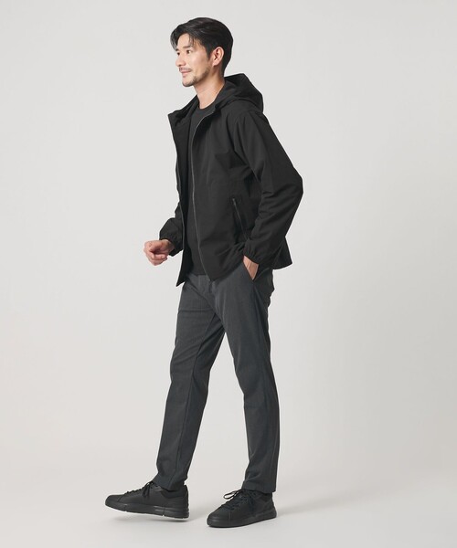 BEAUTY&YOUTH UNITED ARROWS(ビューティーアンドユースユナイテッドアローズ)の「【WEB限定 WARDROBE SMART】アクティブ ジップ フードブルゾン(ブルゾン・メンズ・オリーブ/ブラック・S/M/L/XL)」の4枚目の写真