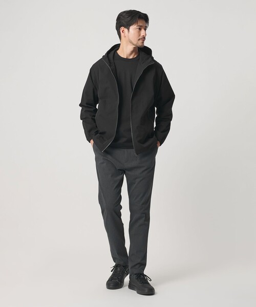 BEAUTY&YOUTH UNITED ARROWS(ビューティーアンドユースユナイテッドアローズ)の「【WEB限定 WARDROBE SMART】アクティブ ジップ フードブルゾン(ブルゾン・メンズ・オリーブ/ブラック・S/M/L/XL)」の5枚目の写真