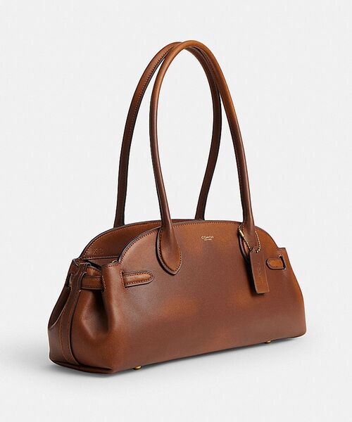COACH(コーチ)の「エンパイア キャリーオール バッグ 34・ラブド レザー(ショルダーバッグ・レディース・ブラウン系その他・ONE)」の3枚目の写真