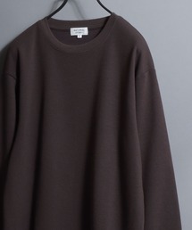 ANPAS（アンパス）の「Dry Waffle Knit Crew Neck Long Sleeve T-Shirt / ドライワッフルクルーネックロンT 長袖Tシャツ メンズ レディース 無地 シンプル ムジT（Tシャツ/カットソー）」