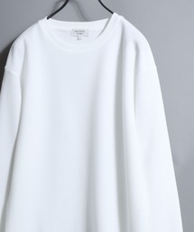 Dry Waffle Knit Crew Neck Long Sleeve T-Shirt / ドライワッフルクルーネックロンT 長袖Tシャツ メンズ レディース 無地 シンプル ムジT