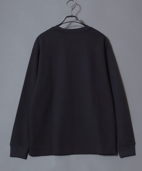 ANPAS(アンパス)の「Dry Waffle Knit Crew Neck Long Sleeve T-Shirt / ドライワッフルクルーネックロンT 長袖Tシャツ メンズ レディース 無地 シンプル ムジT(Tシャツ/カットソー・メンズ・オートミール/オフホワイト/スミクロ・L/LL/M)」の8枚目の写真