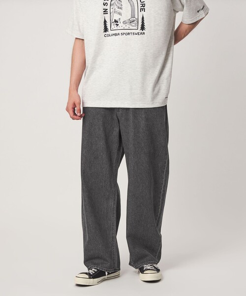 green label relaxing（グリーンレーベルリラクシング）の「サマー デニム カーブ パンツ（デニムパンツ・メンズ・ブラック/ダークブラウン/ライトブルー・M/XL/L/S）」の2枚目の写真