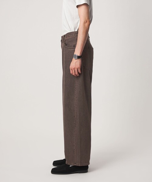 green label relaxing（グリーンレーベルリラクシング）の「サマー デニム カーブ パンツ（デニムパンツ・メンズ・ブラック/ダークブラウン/ライトブルー・M/XL/L/S）」の6枚目の写真