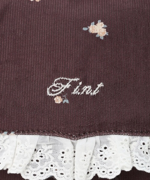 F i.n.t(フィント)の「コットンレース使いプチローズプリントミニリュック/fint フィント(バックパック/リュック・レディース・ブラック/ブラウン・FREE)」の6枚目の写真