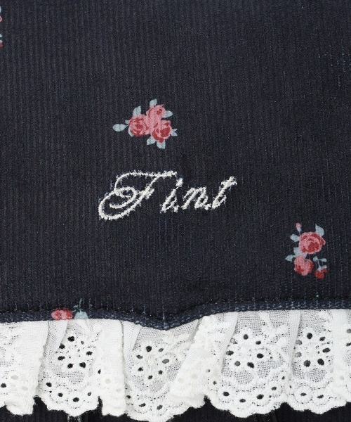 F i.n.t(フィント)の「コットンレース使いプチローズプリントミニリュック/fint フィント(バックパック/リュック・レディース・ブラック/ブラウン・FREE)」の7枚目の写真