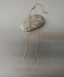 SMELLY | SMELLY so’ asymmetric bar necklace(ネックレス)