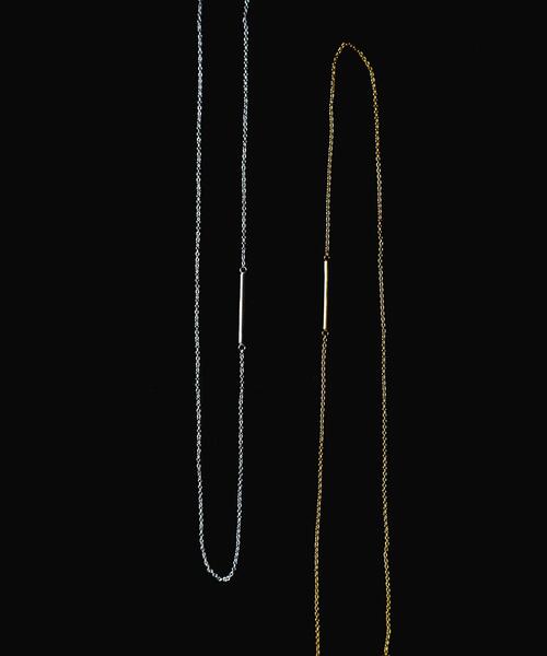 SMELLY(スメリー)の「SMELLY so’ asymmetric bar necklace(ネックレス・レディース・ゴールド・-)」の3枚目の写真