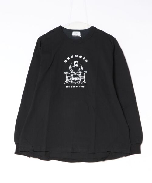 FOV(フォブ)の「フォブ DRUMMER L/S Tシャツ(Tシャツ/カットソー・レディース・ブラック/ホワイト/ベージュ系その他・F)」の3枚目の写真