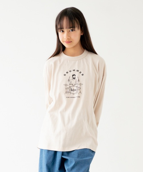 FOV(フォブ)の「フォブ DRUMMER L/S Tシャツ(Tシャツ/カットソー・レディース・ブラック/ホワイト/ベージュ系その他・F)」の1枚目の写真