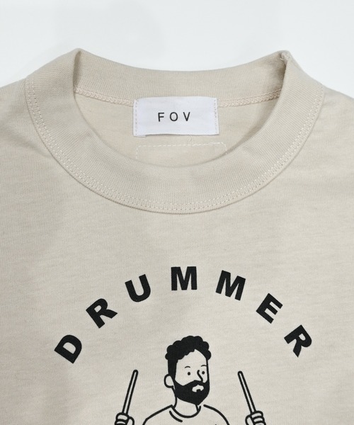 FOV(フォブ)の「フォブ DRUMMER L/S Tシャツ(Tシャツ/カットソー・レディース・ブラック/ホワイト/ベージュ系その他・F)」の8枚目の写真
