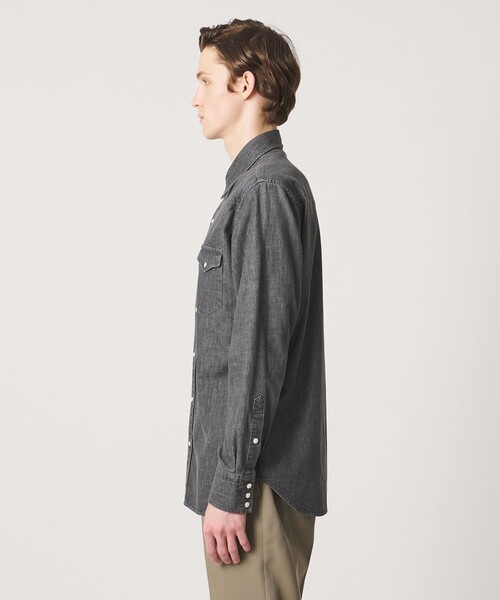 UNITED ARROWS(ユナイテッドアローズ)の「ブラックデニム ウエスタンシャツ(シャツ/ブラウス・メンズ・ダークグレー・L/M/S/XL)」の10枚目の写真