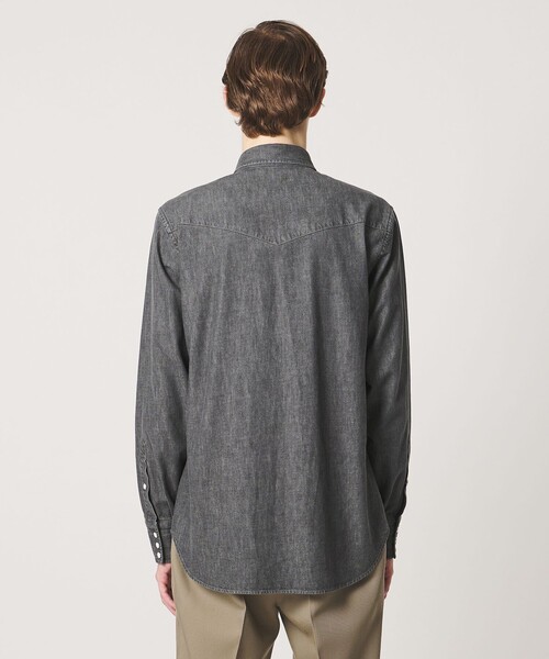 UNITED ARROWS(ユナイテッドアローズ)の「ブラックデニム ウエスタンシャツ(シャツ/ブラウス・メンズ・ダークグレー・L/M/S/XL)」の11枚目の写真