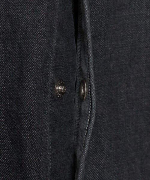 UNITED ARROWS(ユナイテッドアローズ)の「ブラックデニム ウエスタンシャツ(シャツ/ブラウス・メンズ・ダークグレー・L/M/S/XL)」の20枚目の写真