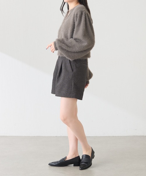 COLLAGE GALLARDAGALANTE(コラージュガリャルダガランテ)の「ショートパンツ/Nuel/セットアップ可(その他パンツ・レディース・ベージュ/チャコールグレー・FREE)」の9枚目の写真