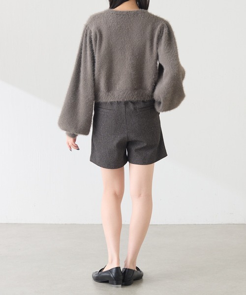 COLLAGE GALLARDAGALANTE(コラージュガリャルダガランテ)の「ショートパンツ/Nuel/セットアップ可(その他パンツ・レディース・ベージュ/チャコールグレー・FREE)」の10枚目の写真