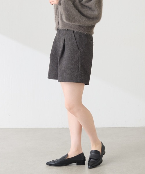COLLAGE GALLARDAGALANTE(コラージュガリャルダガランテ)の「ショートパンツ/Nuel/セットアップ可(その他パンツ・レディース・ベージュ/チャコールグレー・FREE)」の5枚目の写真