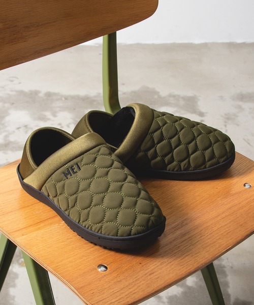 MEI（メイ）の「【26AW新色追加】MEI メイ QUILTING MOC SHOES キルティング モックシューズ / Lady’s（スリッポン・レディース・ブラウン/チャコールグレー/グレイッシュベージュ/ブラック/オリーブドラブ・S/L/M）」の5枚目の写真