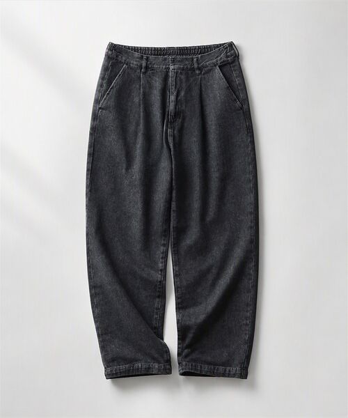 CRAFT STANDARD BOUTIQUE(クラフトスタンダードブティック)の「デニムスラックス(スラックス・メンズ・インディゴブルー/ブラック・M/L)」の3枚目の写真