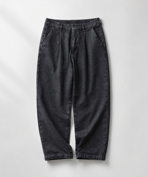 CRAFT STANDARD BOUTIQUE(クラフトスタンダードブティック)の「デニムスラックス(スラックス・メンズ・インディゴブルー/ブラック・M/L)」の1枚目の写真