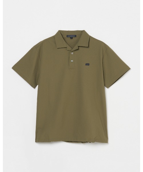 ROSASEN(ロサーセン)の「【Rosasen/GOLF】 シアサッカー 半袖シャツ(ポロシャツ・メンズ・ネイビー/ブラウン/グリーン/ブルー系・48/50/52)」の6枚目の写真