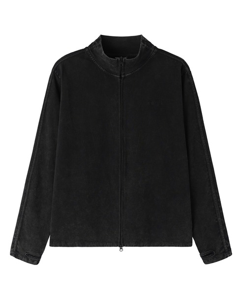 Openyard(オープンヤード)の「『Openyard/オープンヤード』FADED TRACK ZIP-UP/フェイディドトラックジップアップ(デニムジャケット・メンズ・ブラック/ブルー・M/L)」の20枚目の写真