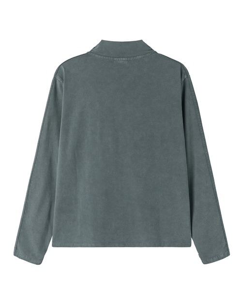 Openyard(オープンヤード)の「『Openyard/オープンヤード』FADED TRACK ZIP-UP/フェイディドトラックジップアップ(デニムジャケット・メンズ・ブラック/ブルー・M/L)」の14枚目の写真