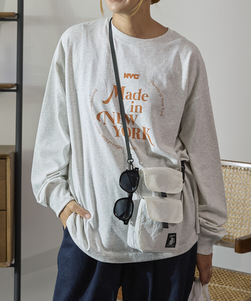 FREAK'S STORE(フリークスストア)の「Cobmaster/コブマスター 別注FISHERMAN POUTCH(ショルダーバッグ・レディース・グレー/ブラック/ホワイト・ONE SIZE)」の20枚目の写真