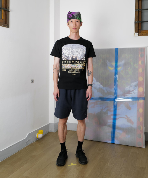 MOSQUITO MURDERERS(モスキートマーダラーズ)の「air force T-SHIRT -Black(Tシャツ/カットソー・メンズ・その他・1/2/3)」の3枚目の写真