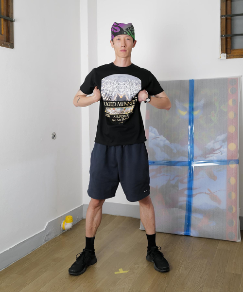 MOSQUITO MURDERERS(モスキートマーダラーズ)の「air force T-SHIRT -Black(Tシャツ/カットソー・メンズ・その他・1/2/3)」の4枚目の写真