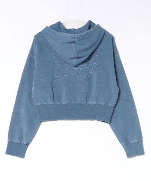 BILLABONG(ビラボン)の「BILLABONG ウィメンズ LOOSE CROPPED WASHED ZIP PARKA パーカー 【2026年秋冬モデル】/ビラボンヴィンテージライククロップドジップアップフーディー(セットアップ対応可)(パーカー・レディース・ライトブルー/ブラック・MEDIUM/LARGE)」の5枚目の写真