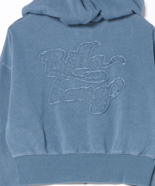 BILLABONG(ビラボン)の「BILLABONG ウィメンズ LOOSE CROPPED WASHED ZIP PARKA パーカー 【2026年秋冬モデル】/ビラボンヴィンテージライククロップドジップアップフーディー(セットアップ対応可)(パーカー・レディース・ライトブルー/ブラック・MEDIUM/LARGE)」の6枚目の写真