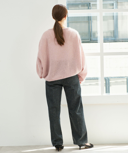 IENA(イエナ)の「《/一部店舗限定》シルクモヘヤミックス ワイドプルオーバー(ニット/セーター・レディース・ベージュ/ピンク・FREE)」の22枚目の写真
