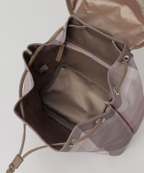 BLUE LABEL CRESTBRIDGE（ブルーレーベルクレストブリッジ）の「クレストブリッジチェックPVCバックパック（ショルダーバッグ・レディース・パープル系その他7・FREE）」の7枚目の写真