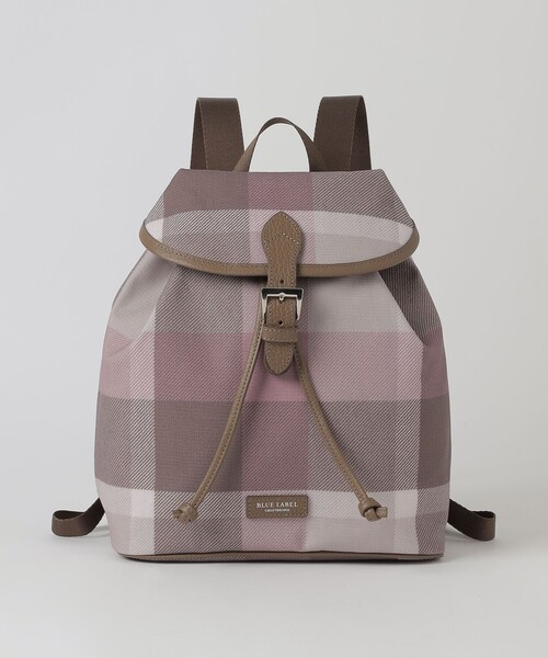 BLUE LABEL CRESTBRIDGE（ブルーレーベルクレストブリッジ）の「クレストブリッジチェックPVCバックパック（ショルダーバッグ・レディース・パープル系その他7・FREE）」の9枚目の写真