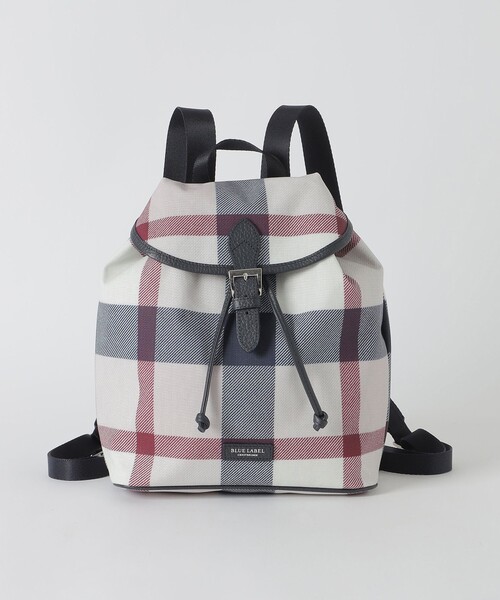 BLUE LABEL CRESTBRIDGE（ブルーレーベルクレストブリッジ）の「クレストブリッジチェックPVCバックパック（ショルダーバッグ・レディース・パープル系その他7・FREE）」の5枚目の写真