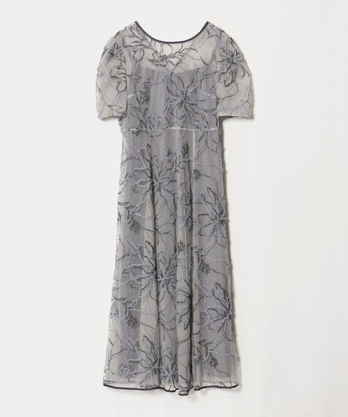 kaene（カエン）の「＜kaene＞エンブロイダリー モールレース ワンピース＜ Select by EMMEL REFINES ＞（ワンピース・レディース・ベージュ/ブラック・M/S）」の2枚目の写真