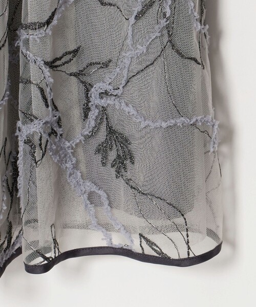 kaene（カエン）の「＜kaene＞エンブロイダリー モールレース ワンピース＜ Select by EMMEL REFINES ＞（ワンピース・レディース・ベージュ/ブラック・M/S）」の9枚目の写真