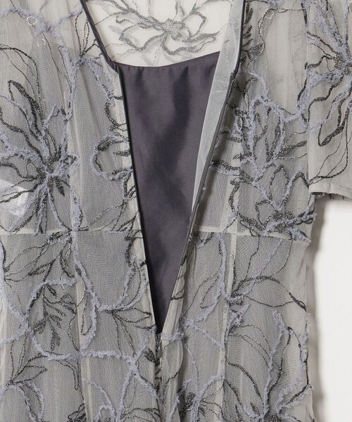 kaene（カエン）の「＜kaene＞エンブロイダリー モールレース ワンピース＜ Select by EMMEL REFINES ＞（ワンピース・レディース・ベージュ/ブラック・M/S）」の10枚目の写真