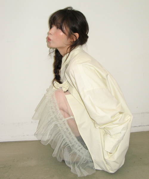 RONRON（ロンロン）の「RIBBON PIN SET SHEER TULLE SKIRT MINT（スカート・レディース・その他・FREE）」の5枚目の写真