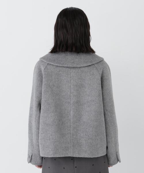 NATURAL BEAUTY BASIC(ナチュラルビューティーベーシック)の「ビックカラーシャギーコート(その他アウター・レディース・グレー/オフホワイト・FREE)」の11枚目の写真